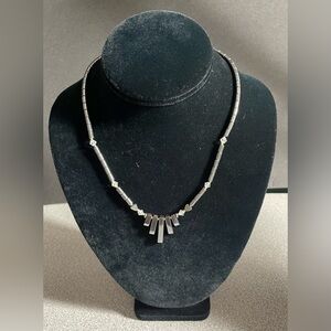 Magnetic Heart Accent Bib Necklace